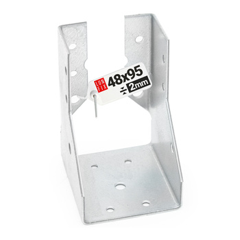 Wieszak belki 48x95x2 mm łącznik ciesielski