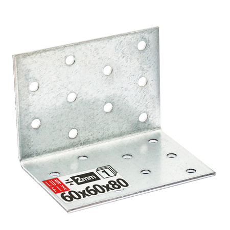 Kątownik montażowy 60x60x80x2 KM9 1szt.