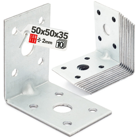 Kątownik z przetłoczeniem KPL12 50x50x35x2,0 10szt.