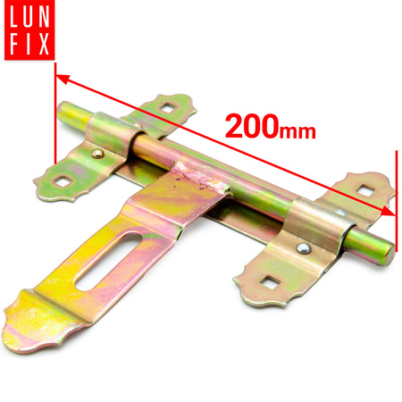 Zasuwa bramowa 200mm do bram drzwi ocynkowana ZRO1 1szt.