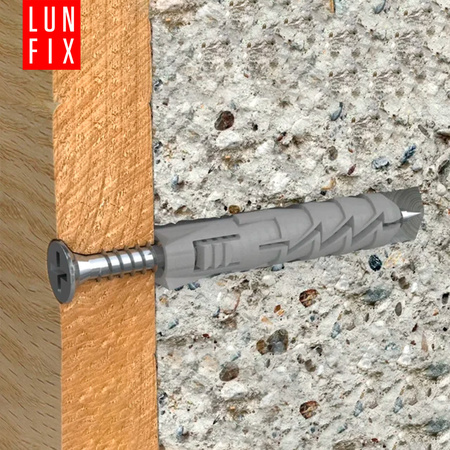 Kołki rozporowe 10x50 mm z wkrętem z łbem stożkowym 6x80 mm 100szt.