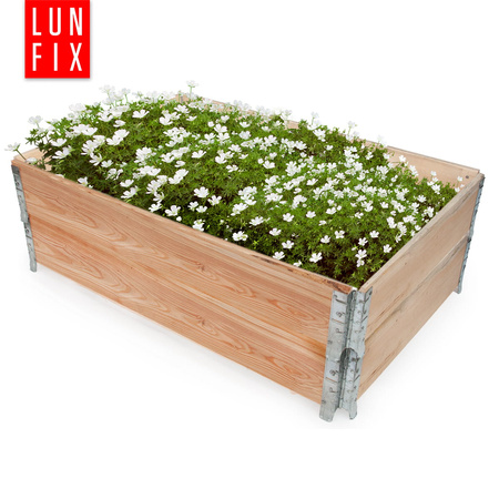 Grządka podwyższona 120x80x20cm warzywniak skrzynia