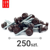 Wkręty farmerskie 4,8x55 samowiercące blachowkręty farmery brązowe WFD 250szt.