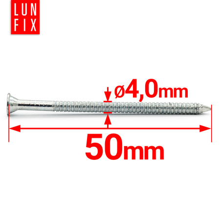 Gwoździe ciesielskie Anchor 4x50 mm 2 cale ocynkowane 1kg