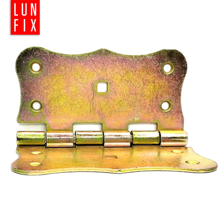 Zawias budowlany 120x120x2,5 mm ozdobny ocynkowany ZBB3 1szt.