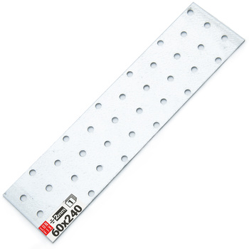 Płytka perforowana 60x240x2 łącznik ciesielski płaski 1szt.