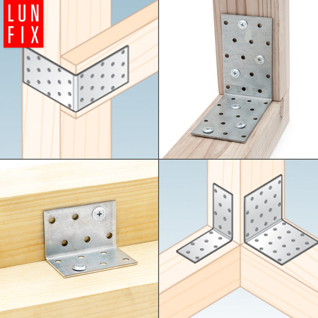 Kątownik montażowy 40x40x60x2 KM2 1szt.