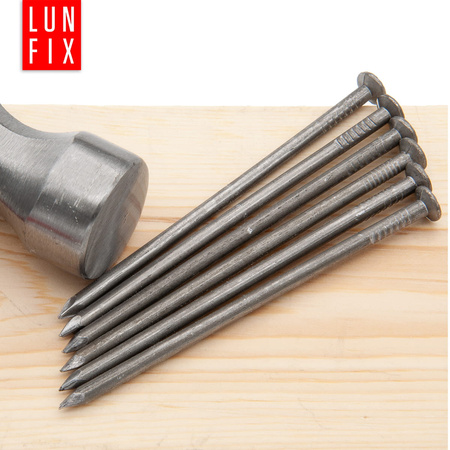 Gwoździe budowlane 8x250 mm 10 cali czarne 5kg