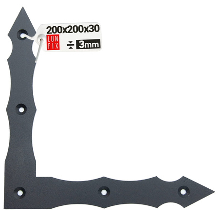 Narożnik ozdobny okienny 200x200x30x3mm 1szt.