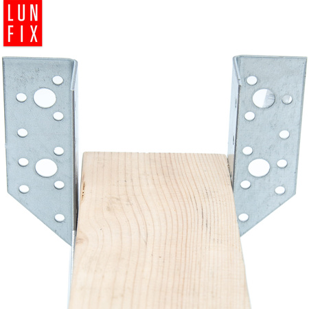 Wieszak belki 28x130 mm dzielony łącznik PRAWY + LEWY