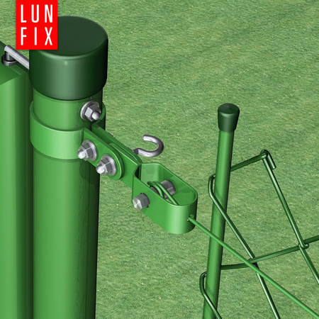 Pręt naciągowy fi8x1300 grafitowy PCV