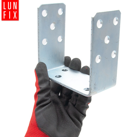 Podstawa słupa typu U 120x120mm kotwa do przykręcania