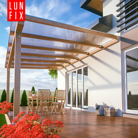 Poliwęglan komorowy 10mm brązowy 2,1x6m