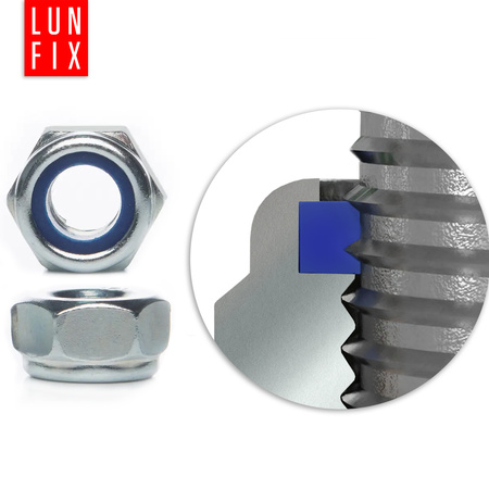 Nakrętka samokontrująca M4 DIN985 ocynkowana 5kg