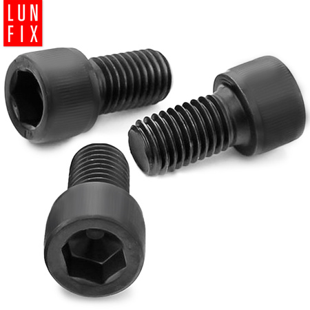 Śruba imbusowa M5 10mm czarny ocynk DIN 912 kl 8.8 10szt