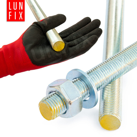 Pręt gwintowany szpilka M27 ocynkowany 1000 mm klasa 8.8 1szt.