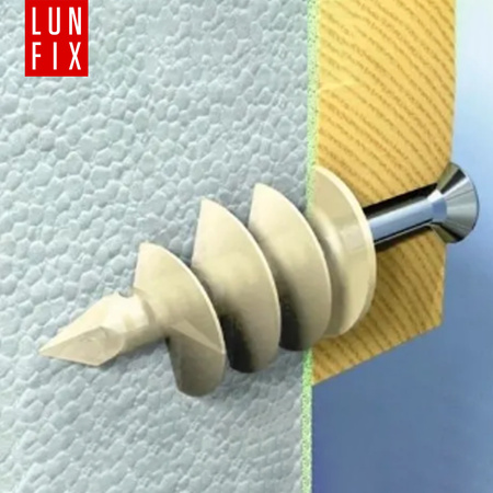 Kołek wkręcany do styropianu 90mm ślimak 100szt.