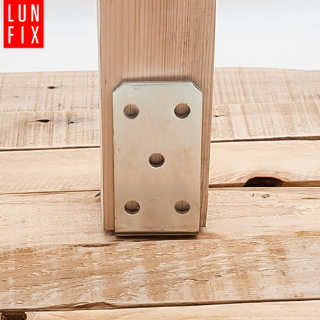 Zestaw podstawa słupa przykręcana typ U 120 + wkręty