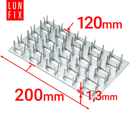 Płytka kolczasta 120x200 płyta PK3 (10szt.)