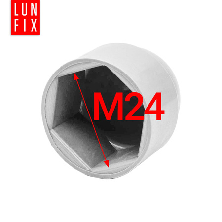 Zaślepka na śruby M24/36 maskownica kołpak biała 5 szt.