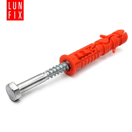 Kołki rozporowe 10x50 mm z wkrętem z łbem sześciokątnym 6x60 mm 50szt.