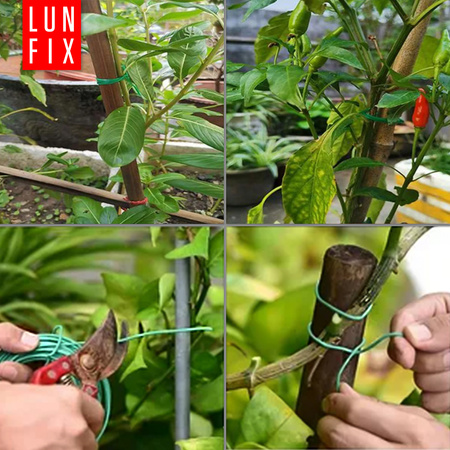 Drut ogrodniczy 1,7 mm zielony 100m