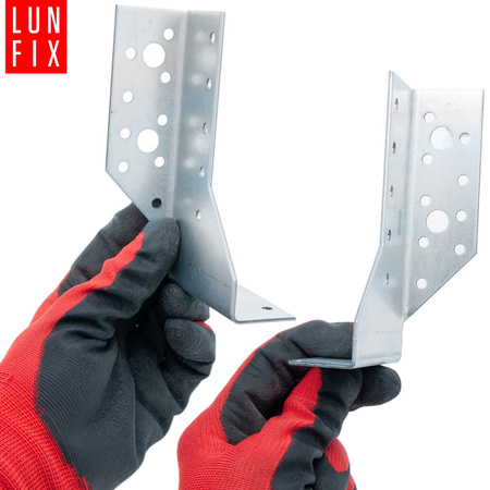 Wieszak belki 28x130 mm dzielony łącznik PRAWY + LEWY