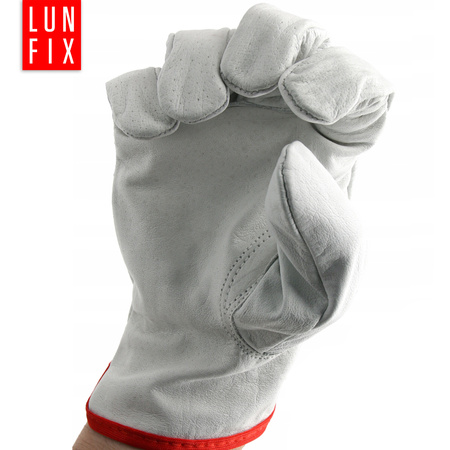 Rękawice robocze z koziej skóry 10 XL białe 1szt.