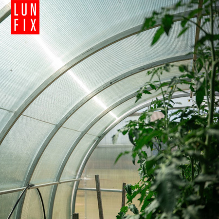 Szklarnia z poliwęglanu 3x6m profil 20x20mm grubość 4mm