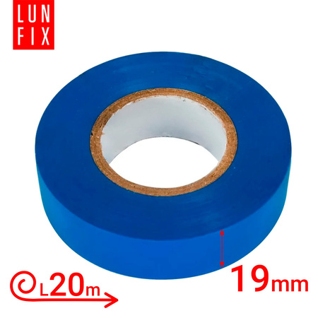 Taśma izolacyjna PVC niebieska 19mm 20m 10szt.