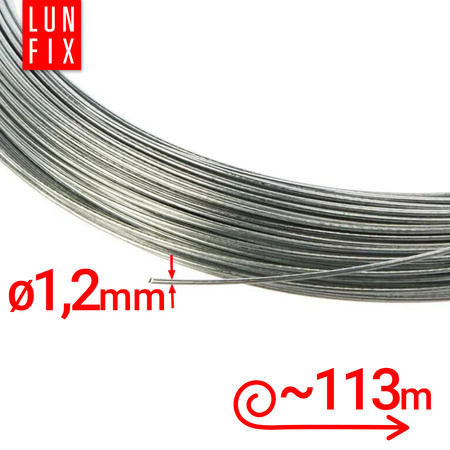 Drut wiązałkowy ocynkowany (miękki) 1.2mm 1kg