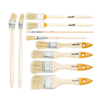 Pędzle różne rozmiary zestaw 10szt.