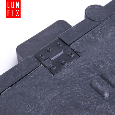 Właz do studni, klapa, pokrywa, studzienka, do szamba, 60x60 cm, Czarny 1,5t