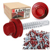 Wkręty farmerskie 4,8x35 samowiercące farmery czerwone 250szt.