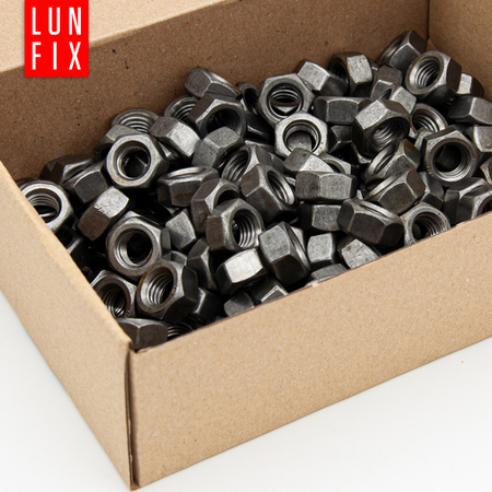 Nakrętka sześciokątna M20 DIN 934 klasa 6 czarna 1kg