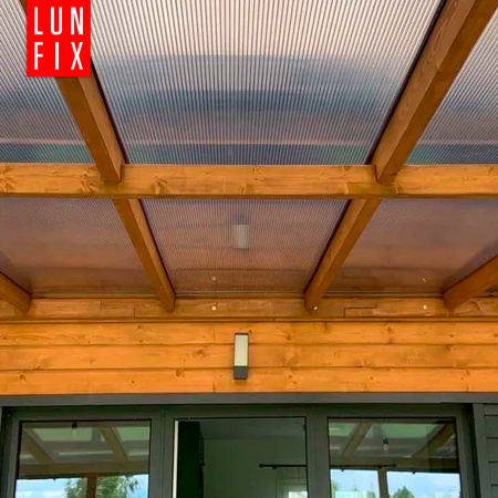 Poliwęglan komorowy 10mm płyta brązowa 105x200cm