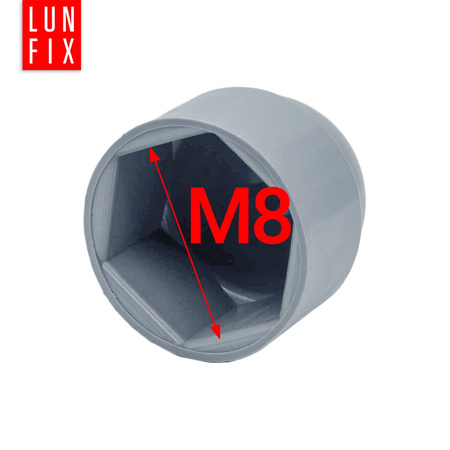 Zaślepka na śruby M8/13 maskownica kołpak szara 100szt