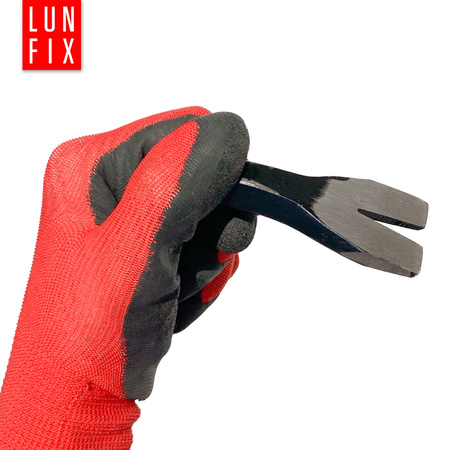 Łom zagięty wzmocniony 700x29x15 mm