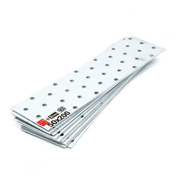 Płytka perforowana 50x200x2  łącznik ciesielski płaski 10szt.