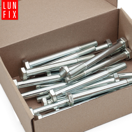 Śruba sześciokątna M12x150 ocynk DIN 931 klasa 8.8 półgwint 1kg