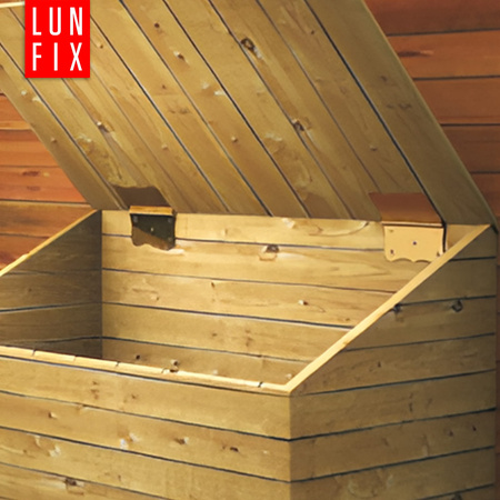 Zawias budowlany 120x120x2,5 mm ozdobny ocynkowany ZBB3 1szt.