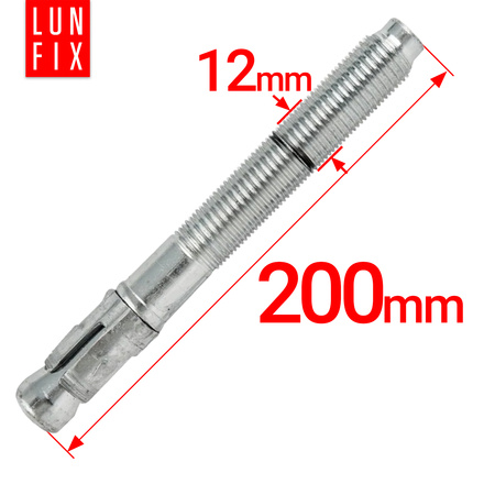 Kotwa ekspresowa do betonu M12 200mm pierścieniowa rozprężana 1szt.