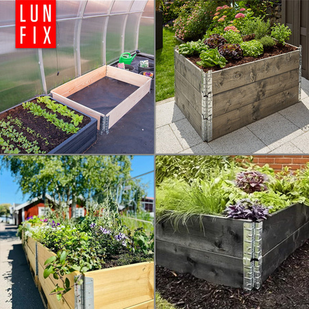 Grządka podwyższona 120x80x20cm warzywniak skrzynia