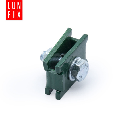 Złączka typu L 6x20 mm zapinka klips do paneli zielona NSO6 1szt.