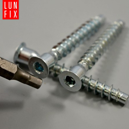 Wkręty konfirmaty 7x50mm do drewna ocynkowane 1000szt.