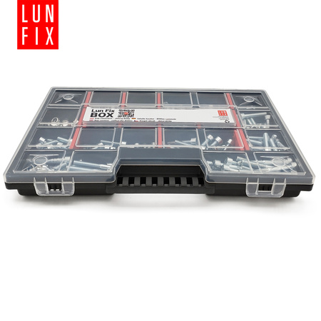 Śruby imbusowe nakrętki podkładki 540szt. M5-M6 ocynkowane