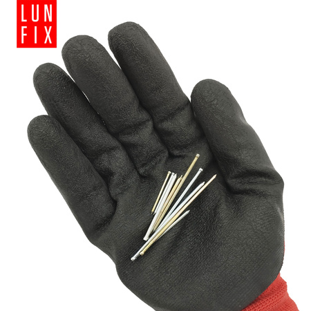 Zestaw gwoździ 500szt. stolarskie 1,2x25-1,8x50 złote + srebrne