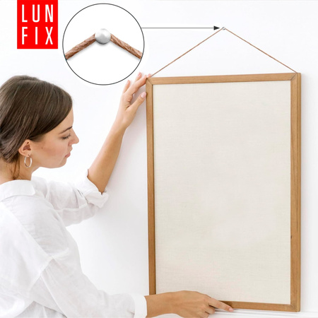 Gwoździe ozdobne do obrazków 2x35 mm srebrna szeroka główka 100szt.