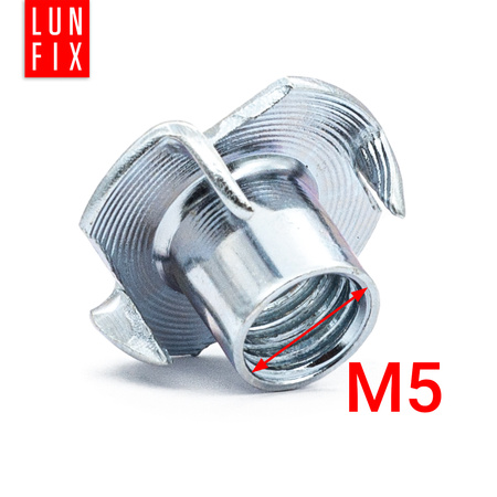 Nakrętka kłowa M5x8mm pazurkowa ocynkowana 50szt.