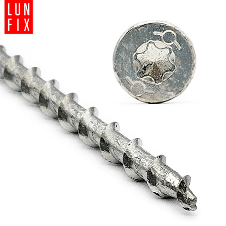 Wkręty do gazobetonu 8x120 łeb stożkowy z gniazdem TX30 50szt.